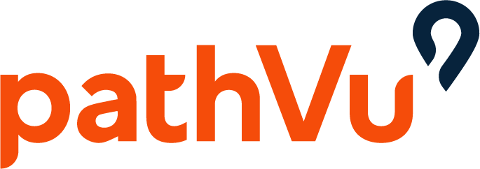 pathVu logo: pathVu in orange