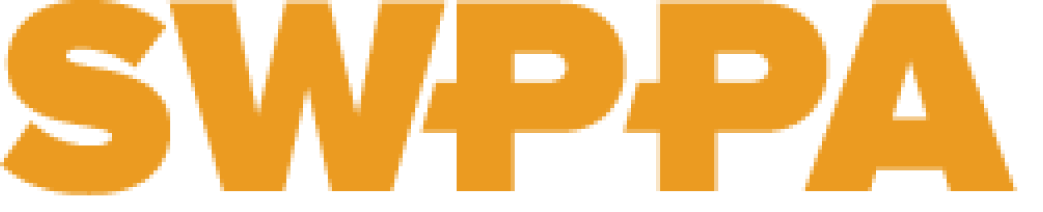SWPPA logo: SWPPA in all caps, orange letters