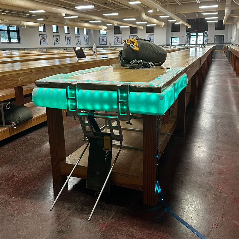smart table prototype being tested at Fort Gregg Adams, VA