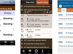 side by side screenshots of Tiramisu’s user interfaces for its 3 versions: V1 (left), V2 (center), and V3 (right)