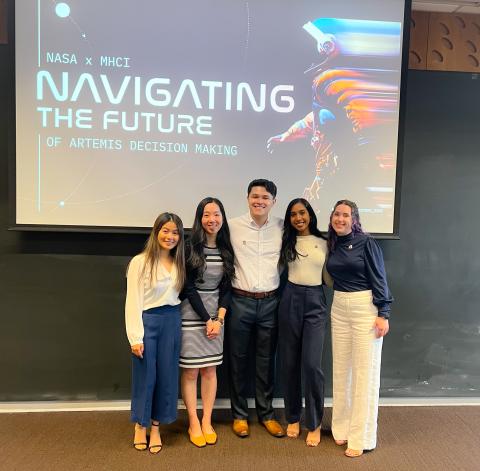 Team NASA on presentation day