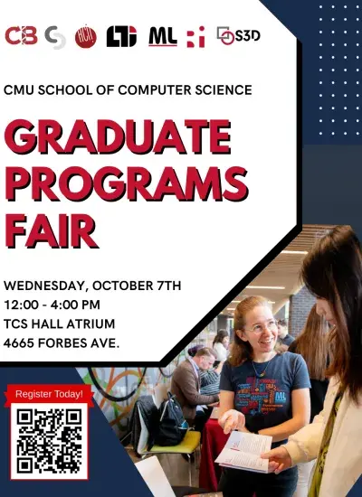 SCS Graduate Programs Fair flyer
