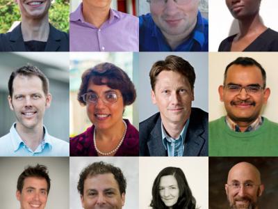 collage of the 12 new AAAS Leshner Public Engagement Fellows for 2020