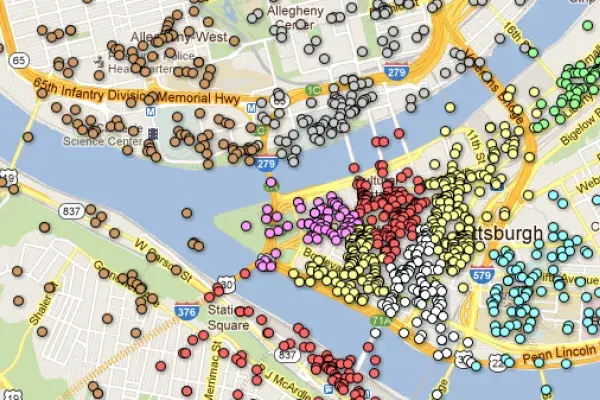 CMU's Livehoods project, which redefined how people looked at location data and at their cities and neighborhoods, recently earned the Test of Time Award from the International Conference on Web and Social Media.