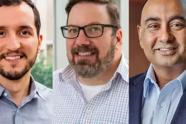 side by side headshots of 3 seed grant winners
