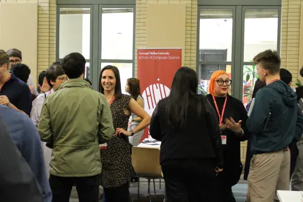 HCI students network with industry professionals at the 2018 Connect event 