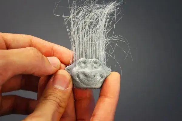 3-D Printed Troll With Fabricated Hair